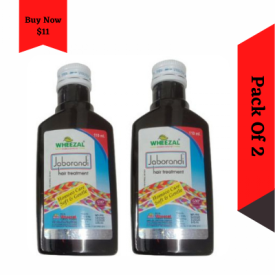 Wheezal Jaborandi Hair Treatment Oil (110ml x 2) Pack of 2